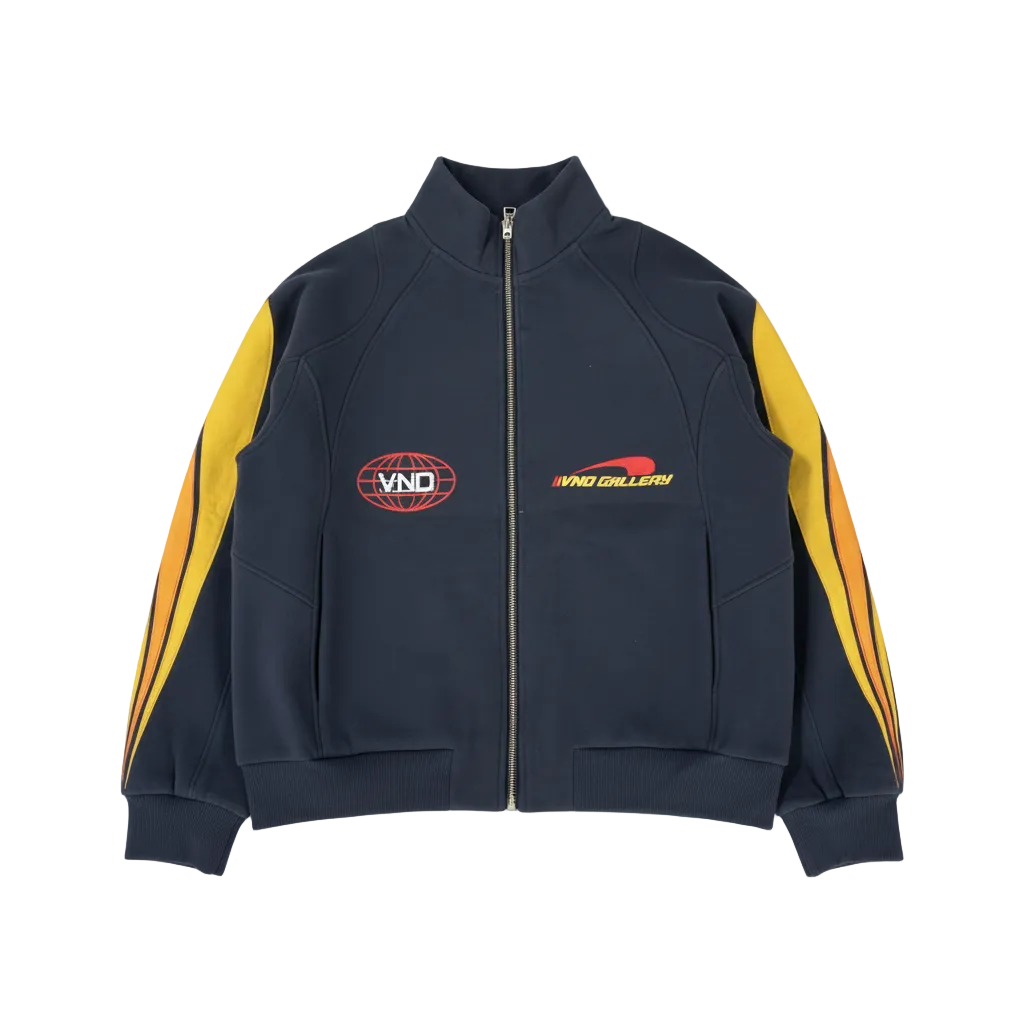 MIDNIGHT BLUE TRACK FLEECE