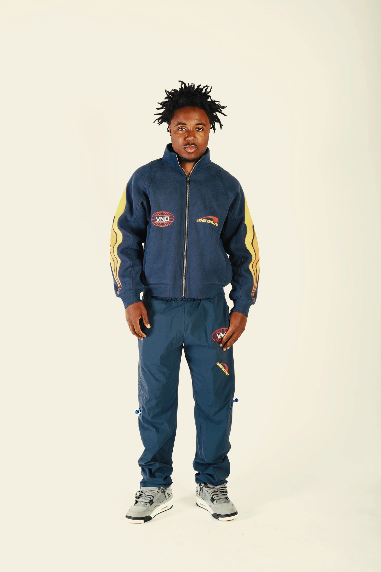 MIDNIGHT BLUE TRACK FLEECE