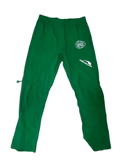 KELLY GREEN TRACK PANTS